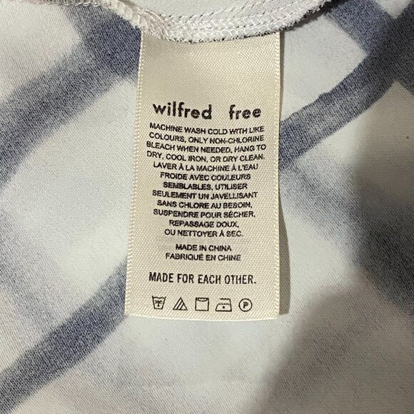 Wilfred Free Divinity Top Camisole 90s Style Tank Empire Waist Plaid Aritzia - Picture 11 of 13